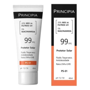 Principia Protetor Solar Facial PS-01 FPS 60 (Sem cor)